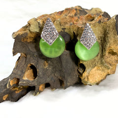 Fashion Jewelry Pretty Design U shape Metal With Enamel Earrings For Women