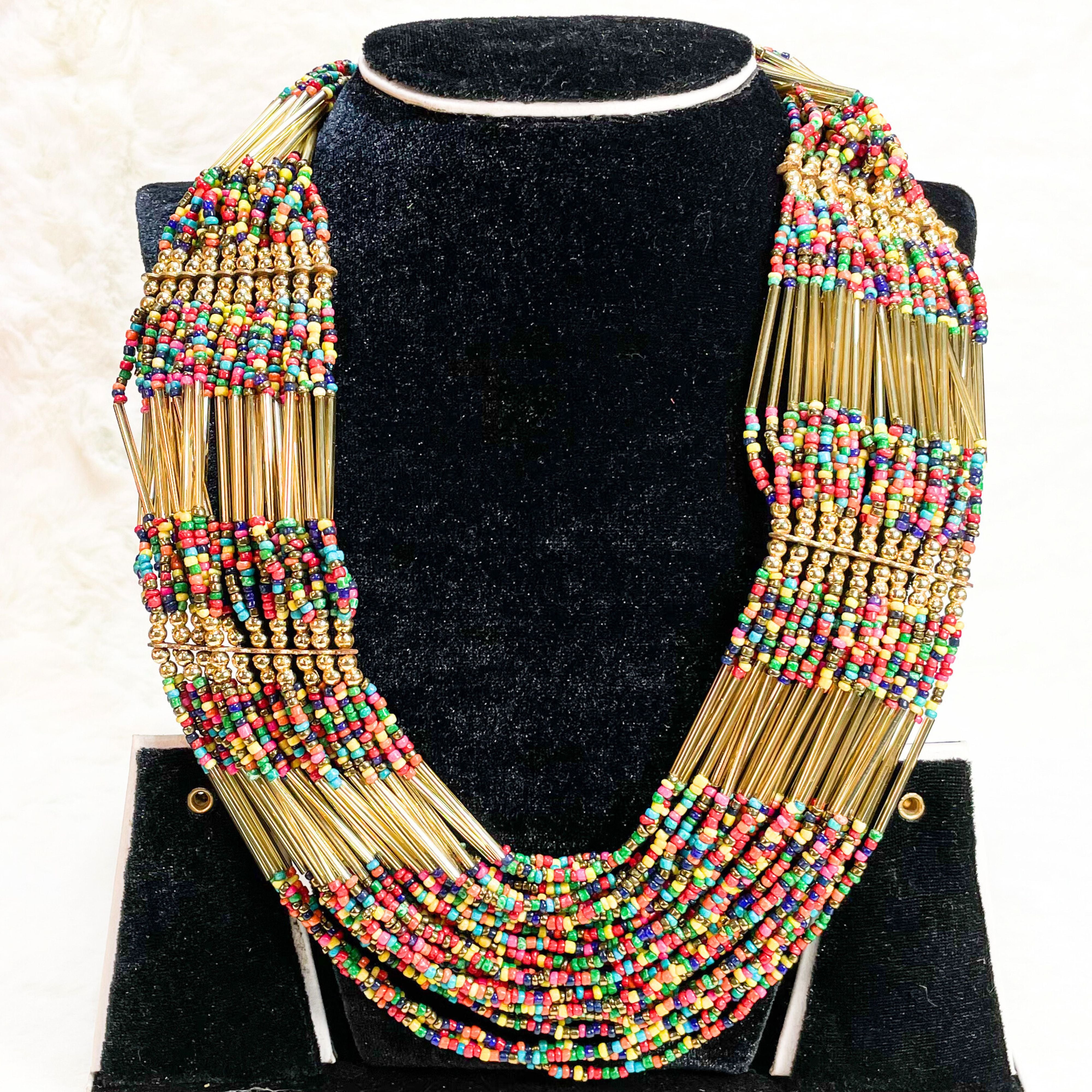 Chain Beads Handicraft Necklace Set